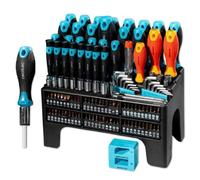 Jeu de tournevis - CECOTEC - HardGyro 1260 Magnetic - 126 pièces - 3 tournevis VDE - 60 embouts S2