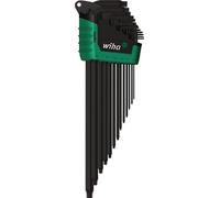 Wiha TORX® intérieur Jeu de clés mâles coudées T 5, T 6, T 7, T 8, T 9, T 10, T 15, T 20, T 25, T 27, T 30, T 40, T 45 13 pièces