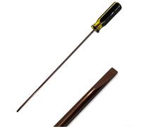 Jeu de tournevis cruciformes extra-long de 30,5 cm avec poignée en PVC - Embout en alliage d'acier au chrome vanadium, 5 mm de diamètre, pour Ar(SL) difficile à atteindre