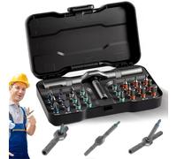 Jeu de tournevis de bricolage 24 en 1, outil à cliquet magnétique avec poignée et embouts amovibles, mini kit polyvalent pour la réparation d'électronique/PC/ordinateur portable/montre