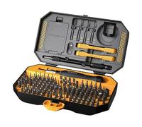 Jeu de tournevis de précision - 18,4 x 10,6 x 4,5 cm, kit d'outils robustes et magnétiques, 140 pièces, poids total de 702 g, en d'aluminium pour matériel électronique domestique