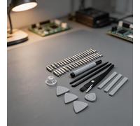 Jeu de tournevis de précision avec pointe magnétique et capuchon rotatif à 360 °, outil robuste en acier pour réparation électronique, ordinateur portable, ordinateur et projets de bricolage dans un