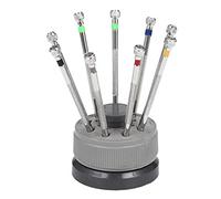 Jeu de tournevis de précision en acier pour réparation de montre, outils à fente de 0,5 à 2,5 mm, kit de 9 pièces d'horloger portable, idéal pour l'entretien et la réparation de montres