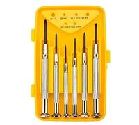 Jeu de tournevis de précision - TOPEX - 39D559 - Acier chrome-vanadium - 6 unités - Tailles 1,4 à 2,4 mm