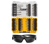 DeWalt Coffret Toughcase DT70703-QZ 47 pièces – Embouts de vissage, lunettes de sécurité