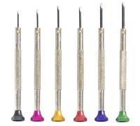 Toolcraft Jeu de tournevis d'horloger 820926, 12 pièces, lames 0,8/1/1,2/1,4/1,6/1,8 mm