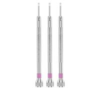 Jeu De Tournevis D'horloger Précis 3 Pièces Outil De Réparation De Montre À Lame Fine Pour La Durabilité Des Espaces Restreints Conception De Poignée Antidérapante Ensemble De Tournevis De Montre