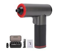 Jeu de Tournevis électriques sans Fil Tournevis électrique Portable 4 V avec 12 Embouts et Barre d'extension Lumière LED 5 N.m électrique et Couple Manuel de 10 N.m pour