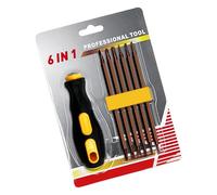 Jeu de tournevis en alliage d'acier pour diverses réparations, poignée ergonomique pour plus de confort et de précision