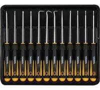 Jeu de tournevis et crochets de précision - Vorel - 64555 - 12 pcs - Précision - Forme de pointe : Jeux