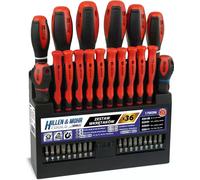 Jeu De Tournevis Et D'embouts Avec Support Hillen & 17W096 36Pcs, Acier S2