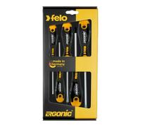 Jeu de tournevis Felo bouchon de marteau ergonomique SL / PH 1 + 2 5 pièces