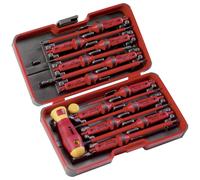 Jeu de tournevis Felo E-Smart VDE à fente/Phillips/Pozi/Torx 14 pièces