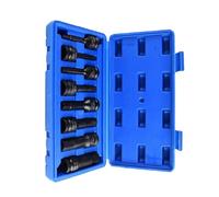 Jeu de tournevis hexagonaux haute résistance standard 1,27 cm Clé pneumatique Drive Impact Socket Convient pour appareils électriques Air Clé en acier haute résistance