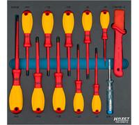 Jeu de tournevis ∙ isolés 163-546/12 ∙ profil cruciforme PH, profil intérieur TORX®, profil fendu ∙ 12 pièces ∙ 0,4 x 2,5 - 0,8 x 4 ∙ PH1 - PH2 ∙ T20 - T30