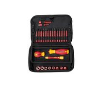 Wiha 43465 - Set De D’outils Isolés SlimVario Dans Trousse (31pcs)