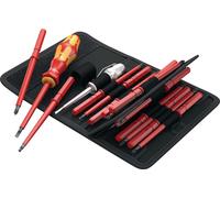 Assortiment de tournevis VDE avec 18 lames isolées interchangeables Wera Kraftform Kompakt - 05003471001