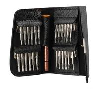 Jeu de tournevis magnétiques 25 en 1 pour petits appareils, kit d'outils multi-embouts avec T2-T10 pour Torx Hex Y pour pointes plates Tri-Wing pour ordinateur, ordinateur portable, interrupteur