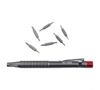 Jeu de tournevis magnétiques compacts pour réparation électronique de précision, téléphones, montres avec 12 embouts à double extrémité et poignée antidérapante