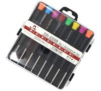 Jeu de tournevis magnétiques haute performance avec 8 embouts interchangeables pour la réparation de l'électronique et l'entretien de l'entretien domestique Kit de réparation d'outils à main non
