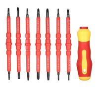 Jeu de tournevis magnétiques, jeu de tournevis multi-isolés avec 14 positions interchangeables