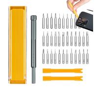Jeu De Tournevis Mini | 41 En 1 Tournevis De Précision Pour Réparation | Outil À Multiples Pour Ordinateur Miniature - Pour Téléphone Montre Lunettes Jouets Bijoux Consoles Bricoleurs Hommes
