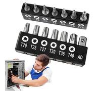 Jeu de tournevis - Mini kit d'outils de réparation | Ensemble d' de sécurité avec poignée de tournevis magnétique, outils en acier au chrome vanadium pour verre, bague