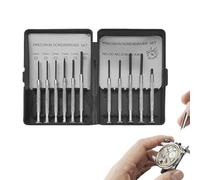 Jeu de Tournevis Miniatures,11 Pièces Tournevis de Précision pour Lunettes - Kit de Réparation pour Appareils Électroniques Montres Téléphones Ordinateurs et Équipements