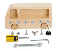 Jeu de Tournevis Montessori, compétences de Base, Outils en Carton pour Enfants, Jouets éducatifs en Bois pour Tout-Petits, Jouet sensoriel, Outils pédagogiques la Vie Quotidienne