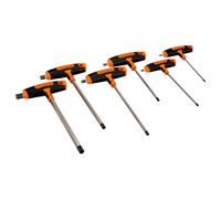 Jeu de tournevis pour vis 6 pans avec manche en T ( 6pcs) - BAHCO 903T-1