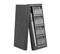 Jeu de tournevis précision magnétiques 25/63 en 1, mini kit d'outils for réparation téléphones portables et PC, matériel professionnel avec embouts hexagonaux PréCision Pratique(25 pcs)