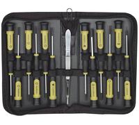 Jeu de tournevis Proxxon MICRO-DRIVER vis à fente, cruciforme Phillips, TORX® intérieur, 6 pans intérieurs