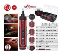 KS Tools eMONSTER Jeu de tournevis à embouts sans fil 1/4", 27 pièces