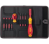 Wiha Juego de destornilladores y bits slimVario 2831 T9 SET 9-tlg slimVario; TASCHE
