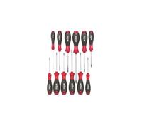 Wiha Jeu de tournevis pour l'atelier 12 pièces – vis à fente, TORX® intérieur, Pozidriv, Phillips