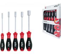 Wiha 341K5 Jeu de tournevis à douille six pans SoftFinish 5 pièces (Import Allemagne)