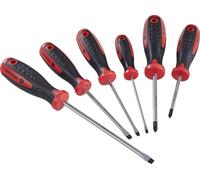 Jeu de tournevis TOOLCRAFT 6 pièces vis à fente, cruciforme Phillips pour l'atelier