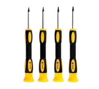 Jeu de tournevis Torx pour Xbox 360 pour PS4, T3 T4 pour T5 pour T6 4 pièces Kit d'outils de réparation avec embouts hexagonaux pour manette de jeu et démontage