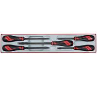 Jeu de tournevis TTX4 tray Plat- PH 5 pièces Teng Tools TTXMDTN