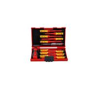 BGS technic - Jeu de tournevis VDE 35814, 13 pièces avec lames de réserve