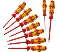 Set de 9 tournevis isolés Kraftform Plus WERA 160i/162i/167i/9