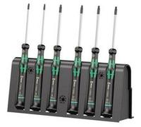 Jeu de tournevis Wera 2067/6 TORX® BO pour lélectronique et la mécanique de précision 6 pièces Tamper Resistant TORX® Profil G