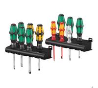 Wera Jeu de tournevis Kraftform XXL TX 12 pièces – fente, Phillips, Pozidriv, TORX intérieur