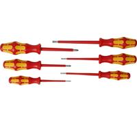 Jeu de tournevis Wera Plus série 100 + Rack 6 pces, 160i/6