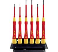 Jeu de tournevis Wiha cruciforme Phillips, vis à fente pour électricien, VDE,