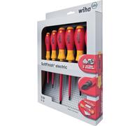 Jeu de tournevis Wiha SoftFinish® electric à fente/Pozidriv, 6 pces (320N ZK6 SO)