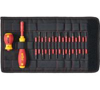 Jeu de tournevis Wiha VDE 1 set vis à fente, cruciforme Phillips, Pozidriv, plus/moins, TORX, hexagonal