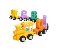 Jeu de train à chiffres magnétiques pour enfants - 17 x 9,5 x 12 cm ABS Blocs d'apprentissage éducatifs à faire glisser le comptage des mathématiques précoces Jeu de développement STEM Cadeau | Pour