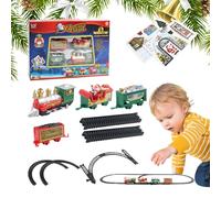 Jeu De Train pour,Circuit Ferroviaire De Voitures Jouet 13 Pièces - Ensemble De Voies De Chemin De Fer - pour Anniversaire et Noël Jeu Imaginatif pour Les Filles et Les Garçons Jeunes