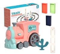 Jeu de Train pour - Jeu Créatif d'Empilage Automatique,Set de Train avec Lumières et Musique | pour Garçons Et Filles De 3 À 12 Ans Apprentissage par Au Sol Cadeau pour Noël Et Anniversaire